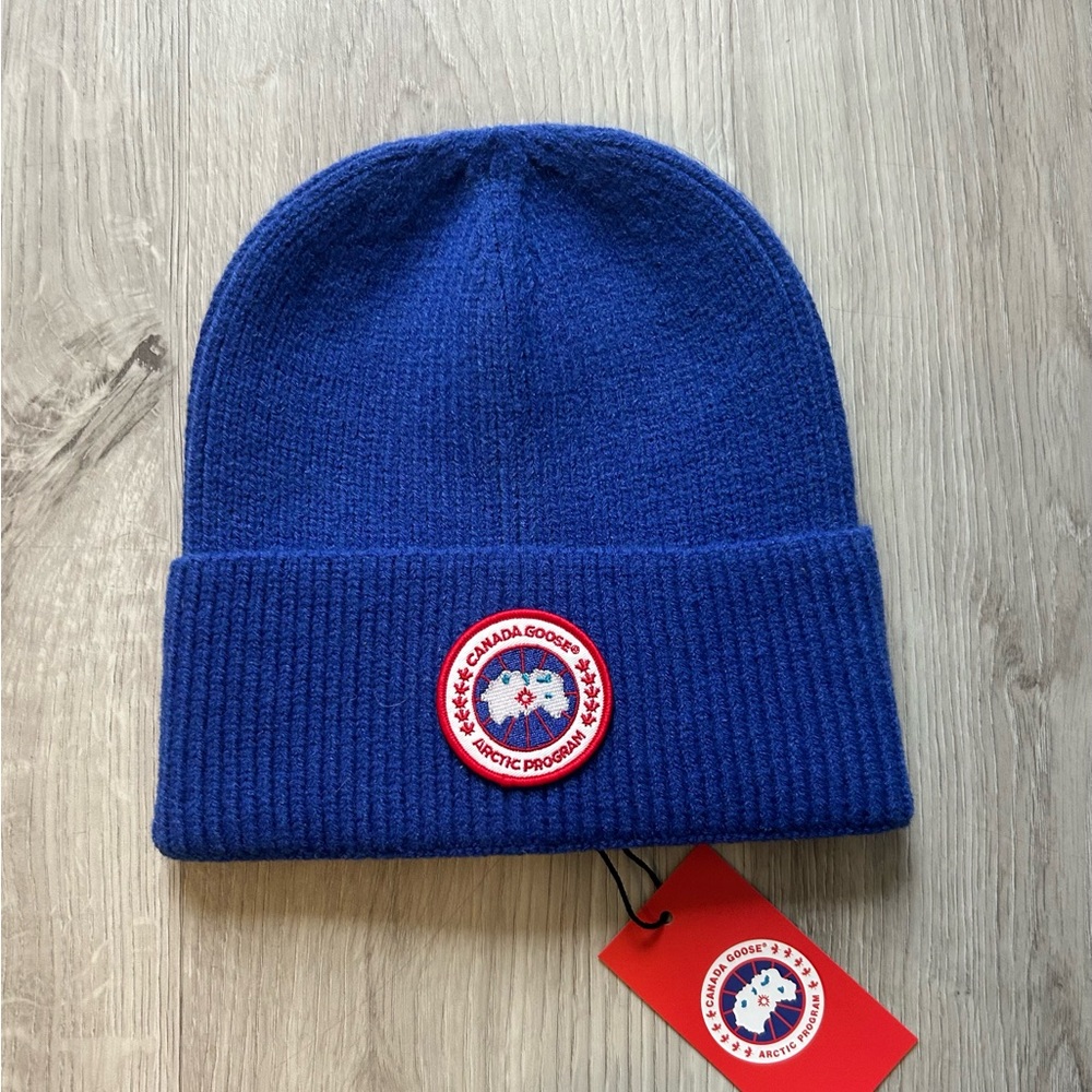 Blue Canada Goose Beanie
